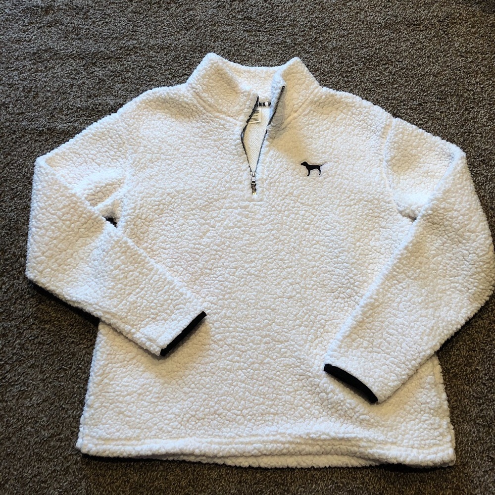 Victoria’s Secret PINK Sherpa quarter zip